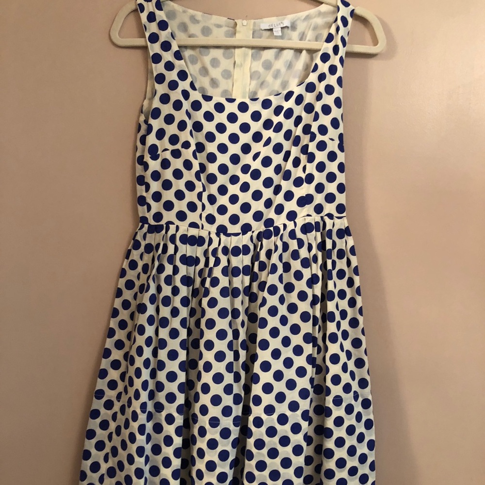 Delia’s polka dot party dress
